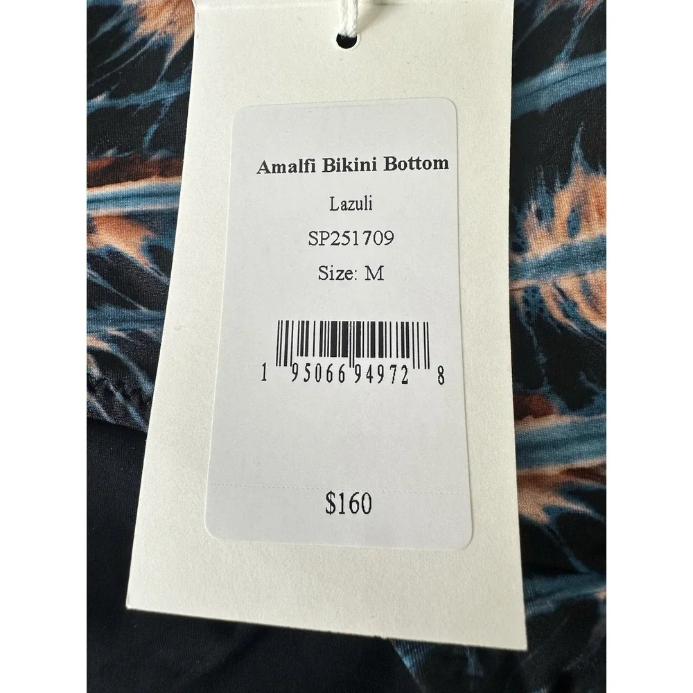 New ULLA Johnson Amalfi Bikini Bottom Women's Medium Beach Vacation MSRP $160